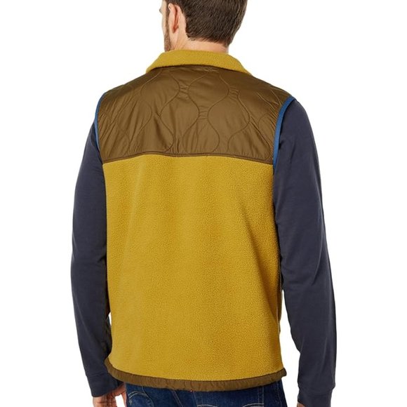 The North Face Men's Royal Arch Fleece Vest Gold- NWT- SZ L,XL,XXL - Picture 2 of 6